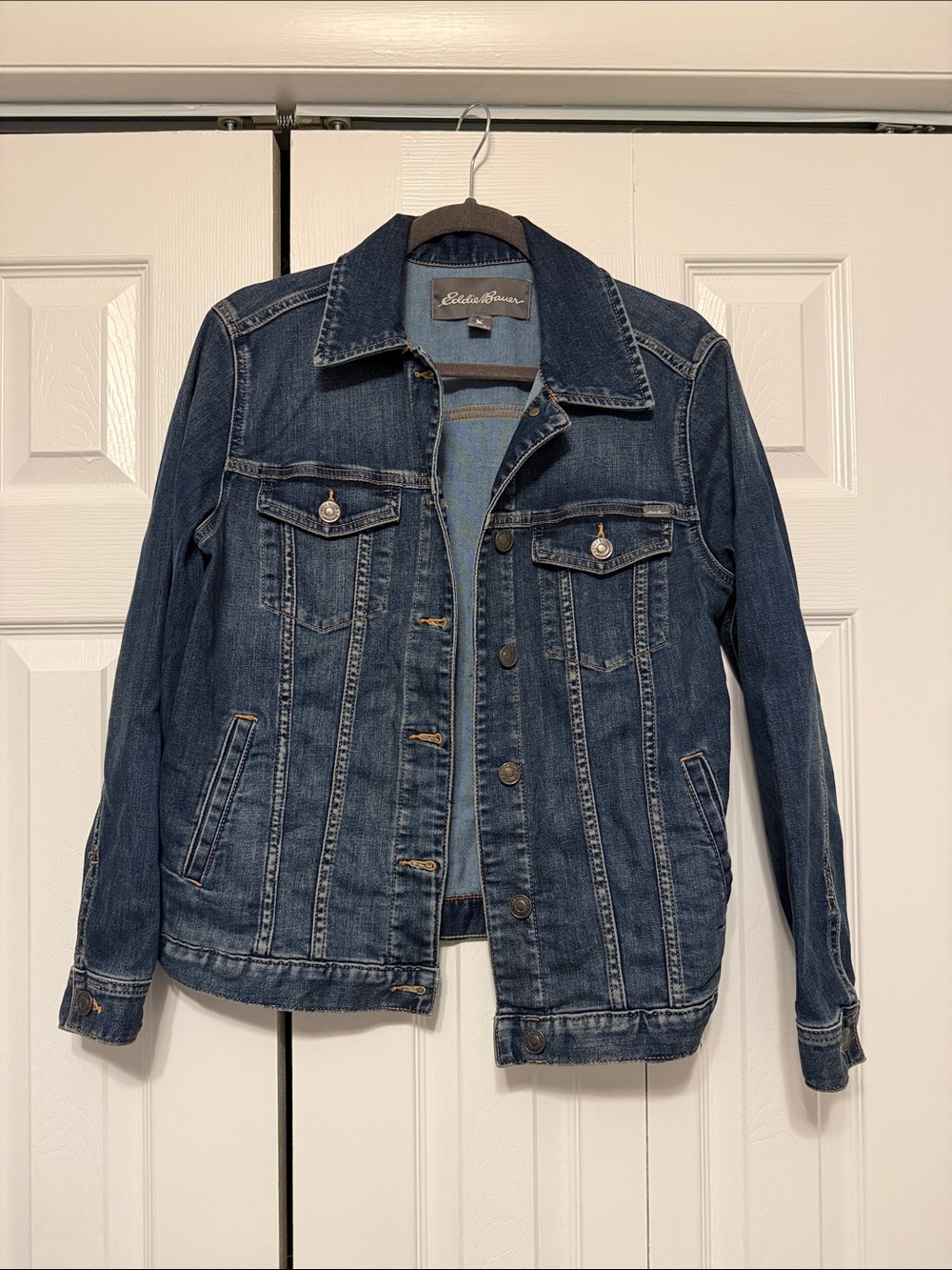 Eddie Bauer Indigo Blue Denim Jacket for Women